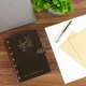 Дневник-планер по гравировке знака зодиака Рак, А5, 100 листов, Темное дерево, WoodPresent - изображение 1