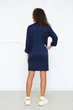 Тепла сукня з двосторонної ангори Fashion Girl "Debra" 46-48 темно-синій - зображення 2