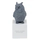 Статуетка "Owl" 25х10х10 см. Сіра (5076/8924-010) - зображення 1
