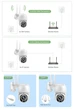 Вулична IP камера відеоспостереження EDOOMI WIFI IP 2.0mp поворотна з віддаленим доступом EseeCloud - зображення 4