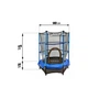 Батут Just Fun 140 см (JF 140 blue (4.5FT)) - изображение 3