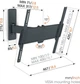Настенное крепление для телевизора Vogels TVM 1423 Black (1814230) - изображение 4