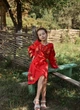 Сукня на дівчинку Vyshyvanka Птаха 134 червона 4351 - изображение 2