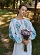 Плаття-вишиванка Vysyvanka "Птаха" 48 Біле 4600 - зображення 2