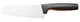 Кухонний ніж поварський Santoku Functional Form, 16см, нержавіюча сталь, пластик, чорний FISKARS 000327847 - зображення 1