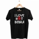 Футболка черная с принтом "I love hot Bebra. Я люблю горячего Бебру" Push IT ФП010256S, S - изображение 1