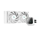 Система водяного охлаждения DeepCool LS520 White (R-LS520-WHAMNT-G-1), Intel: LGA2066/2011/1700/1200/1151/1150/1155, AMD: AM5/AM4/TR4/TRX4, 282x120x27 мм, 4-pin - изображение 2