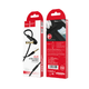 Кабель Hoco AUX with mic UPA15 jack 3.5 black - изображение 2