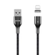 Магнітний кабель для зарядки Remax RC-158i Apple Lightning 100см 3A Чорний - зображення 1