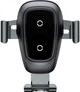 Автодержатель с беспроводной зарядкой Qi BASEUS Metal Gravity 10Вт QC WXYL-B0A черный - изображение 2