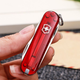 Складной швейцарский нож Victorinox Vx06223.T Classic SD 7 функций 58 мм красный-полупрозрачный - изображение 7