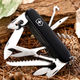 Складаний швейцарський ніж Victorinox Vx13713.B1 Huntsman 15 функцій 91 мм чорний - зображення 3