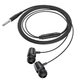 Навушники HOCO Graceful universal earphones with mic M88 black - зображення 1