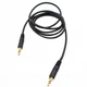 Кабель Jack - Jack AUX 3.5mm GOOD 4232 1.5m шнур черный - изображение 1