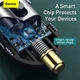 Адаптер автомобильный BASEUS Share Together PPS multi-port Fast charging Car charger with cord |2USB/2Type-C, 3A/120W, QC/PD, 1.5m| (CCBT-A0G) серый - изображение 7