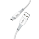 Кабель для зарядки HOCO X70 Ferry charging data cable Micro USB - USB 1м 2.4A Білий - зображення 2