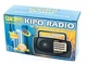 Портативный Радиоприемник AM/FM радио KIPO KB 308AC черный - изображение 3