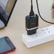 Адаптер сетевой HOCO Micro USB cable Smart FCP/AFC C12Q 1USB 3A 18W QC3 black - изображение 2