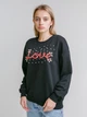 Світшот Madoc Jeans Love L Чорний - зображення 2