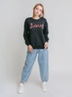 Світшот Madoc Jeans Love L Чорний - зображення 4
