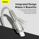 Кабель Baseus Cafule Series Metal Data Cable Type-C to iP PD 20W 2m White (CATLJK-B02) - изображение 12
