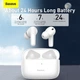 Навушники Bluetooth BASEUS SIMU ANC True Wireless Earphones S2 |42/480mAh, 6/24Hours| (NGS2-02) White - зображення 8