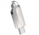 Флеш-накопитель Hoco USB 3.0 Type-C OTG UD8 128ГБ Серебристая - изображение 1