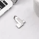 Флешка HOCO USB3.0 Type-C OTG UD8 64GB серебристая - изображение 6