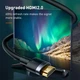 Кабель BASEUS Cafule с HDMI на HDMI 4k, 1 м, черный - изображение 3
