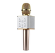 Беспроводной караоке микрофон с встроенными динамиками Bluetooth USB Q7 UTM Gold - изображение 1