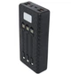 УМБ портативний зарядний Power Bank UKC 8058 20000mah, з кабелями і сонячною панеллю, чорне - зображення 1