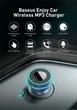 Автомобільний FM-трансмітер (модулятор) Baseus Enjoy Bluetooth 5.0 MP3 FM/AUX з функцією зарядного пристрою 2-USB (3.4А) та вольтметром (CCLH-01) - зображення 7