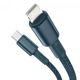 Кабель BASEUS Type-C to Lightning High Density Braided Fast Charging Data Cable |1m, 20W| (CATLGD-03) - изображение 8