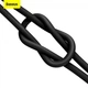 Кабель Baseus Superior Series 2м USB Type-A to Type-C 66W PVC круглий Black (CATYS-A01) - изображение 7