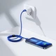 Кабель Type-C to Lightning Baseus Crystal Shine Series, 20W, 1.2м Синий (CAJY000203) - изображение 4