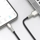 Кабель BASEUS Lightning Cafule Series Metal Data Cable |1M, 2.4A| (CALJK-A05) black - изображение 3
