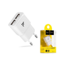 Адаптер Hoco сетевой UH202 2USB 2.1A white без кабеля - изображение 2