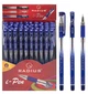 Ручка масляна Radius I-Pen синій 50/300/1200 шт - изображение 1