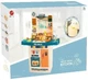 Детский игровой набор интерактивная кухня 998A-B Fun Cooking свет, звук, вода, холодный пар, посудка Цвет Голубой - изображение 4