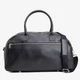 Сумка шкіряна саквояж велика InBag Travel bag 03203 Чорний - зображення 1