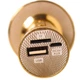 Караоке-микрофон портативный MHZ DM YS-66 5548 золотой - изображение 3