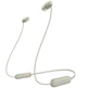 Навушники Sony WI-C100 Beige - зображення 1