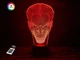 3D ночник "Джокер" (УВЕЛИЧЕННОЕ ИЗОБРАЖЕНИЕ) подарочная упаковка + 16 цветов + пульт ДУ + сетевой адаптер&nbsp;+ батарейки (3ААА) &nbsp;3DTOYSLAMP - изображение 1