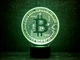 Змінна пластина для 3D світильників "Bitcoin" 3DTOYSLAMP - зображення 1