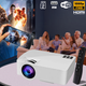 Мультимедійний світлодіодний проектор WiFi XPro XPA8 HD 720p, 1800Лм, з динаміком, портативний домашній кінотеатр - зображення 1
