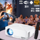 Мультимедийный светодиодный проектор WiFi XPro XPC80UP Android 6.0, HD 720p, 2200Лм, 1G RAM/8G ROM, с динамиком, портативный домашний кинотеатр - изображение 1