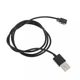 Магнитный USB кабель для смарт-часов на 2 коннектора (2.84 мм) 80 см. Черный - изображение 1