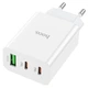 Сетевое зарядное устройство Hoco C99A PD 20W + QC3.0 - White - изображение 2