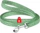 Поводок для котов и мелких пород собак Collar WAUDOG Re-cotton из восстановленного хлопка светоотражающий XS 200х1 см Зеленый (164418Collar) - изображение 1