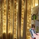 LED гирлянда "Висячая роса" | Ширина 3 метра | Высота 3 метра | Белый-теплый| ПУЛЬТ + USB - изображение 3